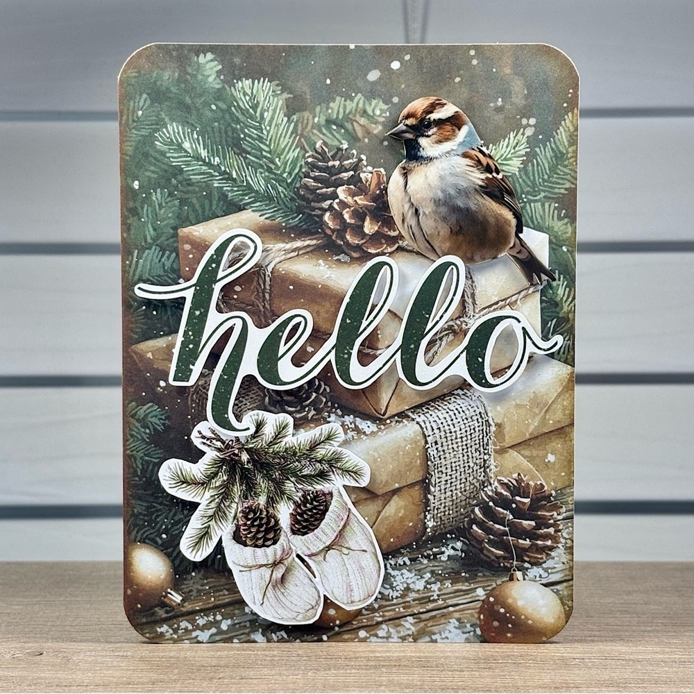 Handmade Christmas Greeting Card